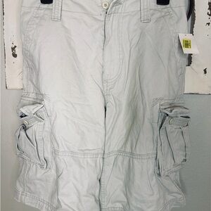 Men's Light Gray Cargo Shorts